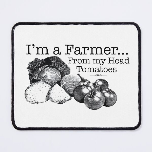 Item preview, I'm a Farmer from my head tomatoes designed and sold by Lori Clough.