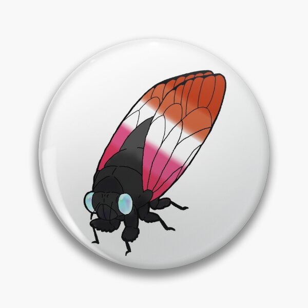 Item preview, Lesbian Cicada  designed and sold by PodPeopleArt.