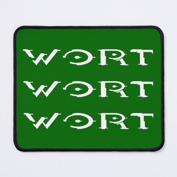 Item preview, Wort Wort Wort (for Dark Green / Black Background)  designed and sold by Anonymouse Apparel.