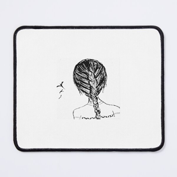 Item preview, Braided hair Ink Art designed and sold by Queenie Aficial.