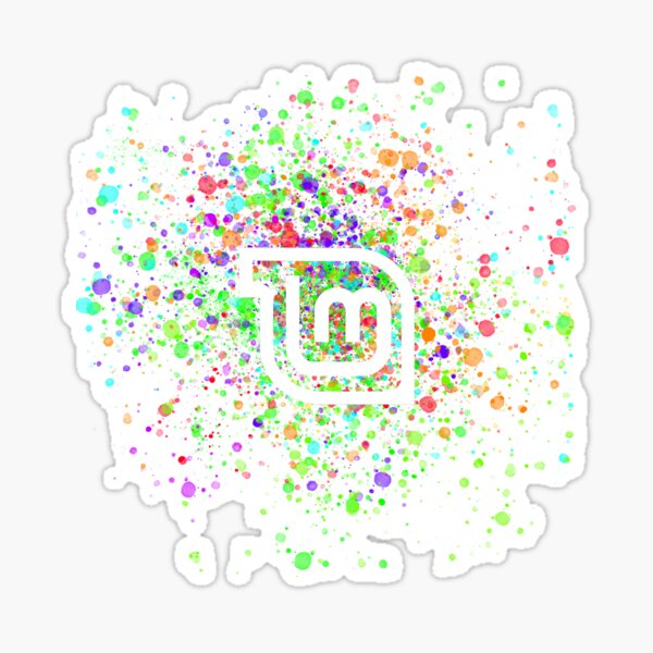 Item preview, Linux Mint Splatter designed and sold by bmlzootown.