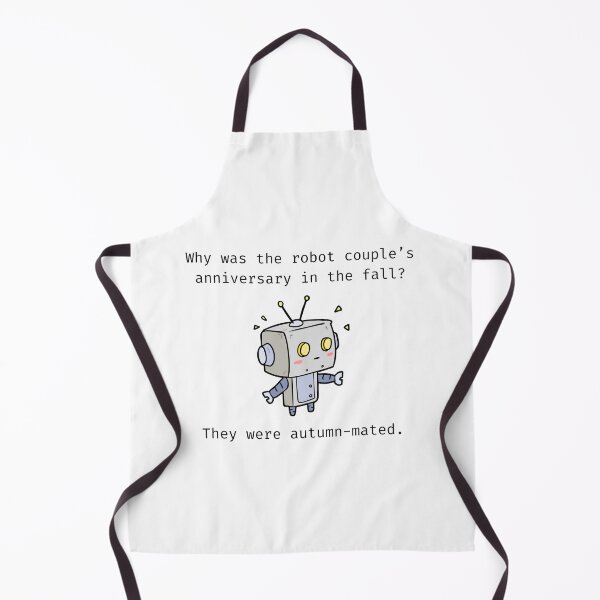 Item preview, Robot Couple's Anniversary Joke designed and sold by Sci-Ninja-Blog.