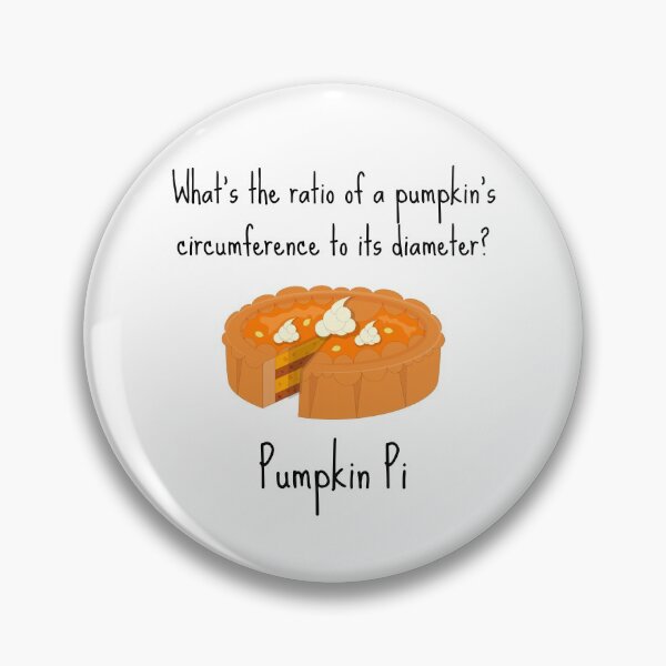 Item preview, Pumpkin Pi Joke designed and sold by Sci-Ninja-Blog.