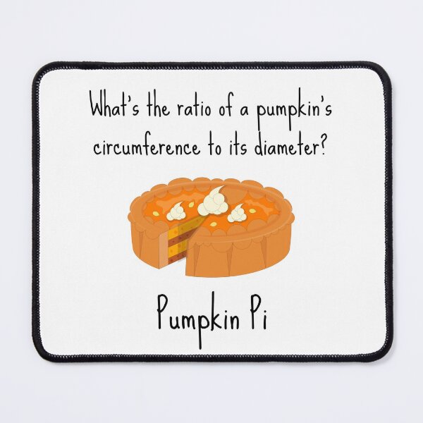 Item preview, Pumpkin Pi Joke designed and sold by Sci-Ninja-Blog.