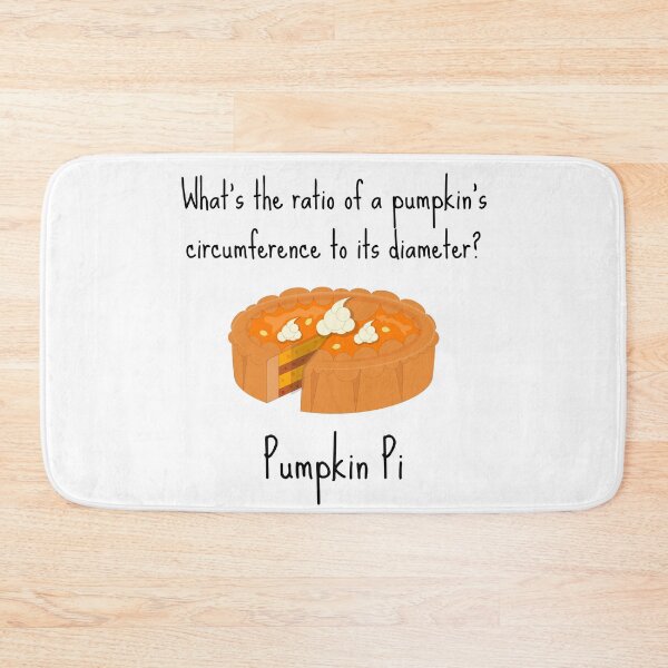 Item preview, Pumpkin Pi Joke designed and sold by Sci-Ninja-Blog.