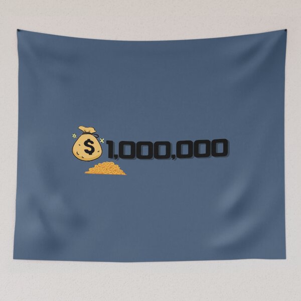 Item preview, Get 1 Million Dollars In Money Bags Gold Coins  designed and sold by aliyeus.
