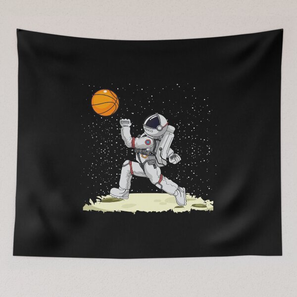 Item preview, Basketball Playing Sports  Astronaut Space Galaxy,  Playing Astronaut Outer Space, Leisure Time Hobby designed and sold by Merchking1.