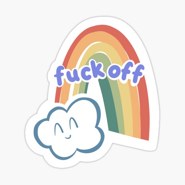 Saint Fuckin Louis Rainbow Sticker