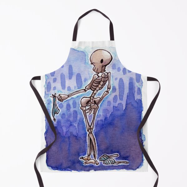 Monsters in human clothing- skelly girl Apron