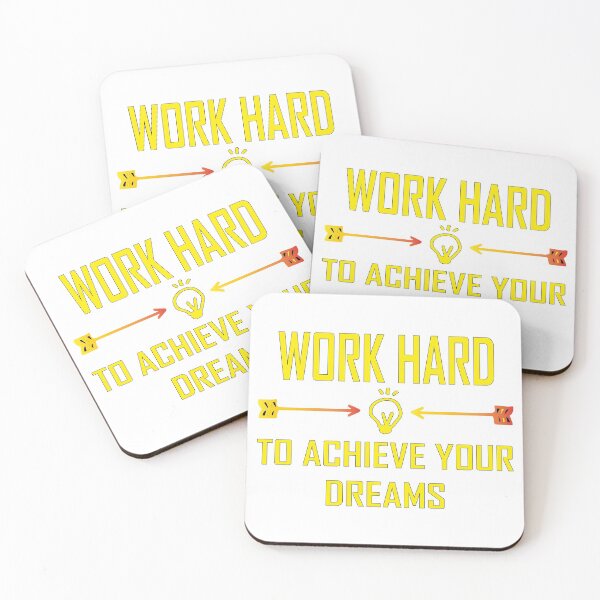 Item preview, Work hard to achieve your dreams design  designed and sold by NAIMe-stor10.