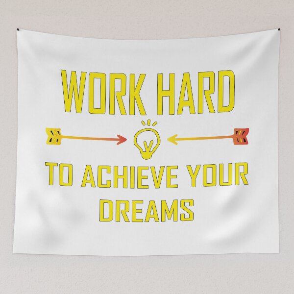 Item preview, Work hard to achieve your dreams design  designed and sold by NAIMe-stor10.