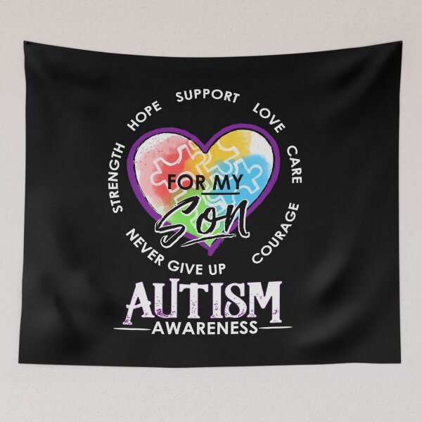 Item preview, Autism Awareness, Puzzle Piece, Spectrum For My Son, Heart Autism Awareness Puzzle, Autism Speaks designed and sold by Merchking1.