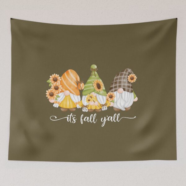 Item preview, Its Fall Yall Autumn Gnomes designed and sold by Meliafroggy.