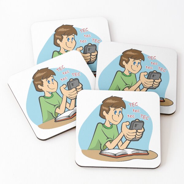 Item preview, Student using smartphone during class . Ideal for educational and training materials designed and sold by LucianoCosmo.