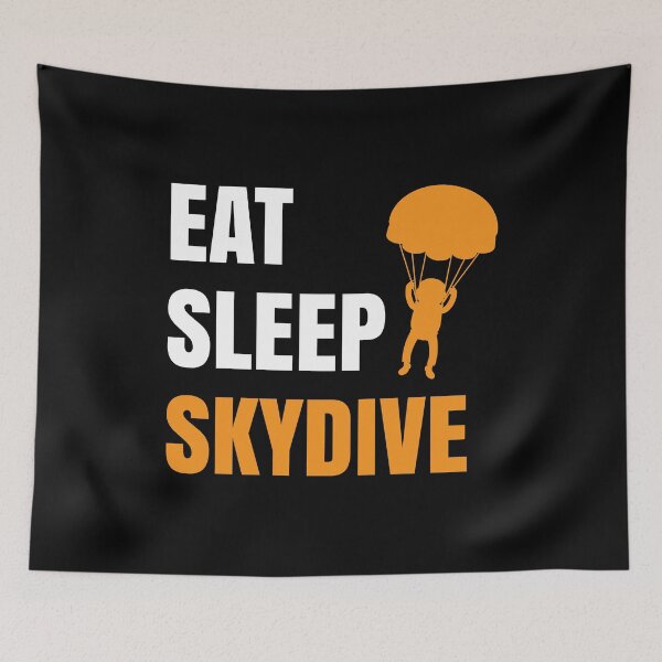 Item preview, Funny Skydiving , Eat Sleep Skydive Great Leisure Time, Skydiver Hobby Professions designed and sold by Merchking1.