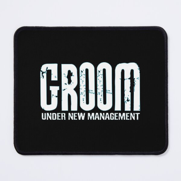 Item preview, Groom Under New Management Bachelor Party, Engagement Wedding Announcement designed and sold by Merchking1.