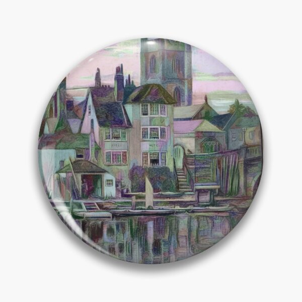 Item preview, Henley bridge and Angel Inn designed and sold by Malcolm Walker.
