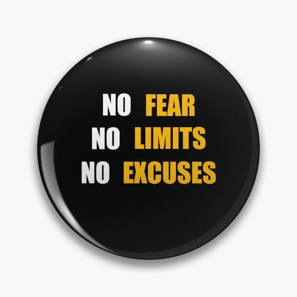 Item preview, No Fear No Limit No Excuses designed and sold by DMJPRINT.