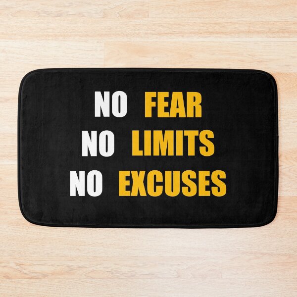 Item preview, No Fear No Limit No Excuses designed and sold by DMJPRINT.
