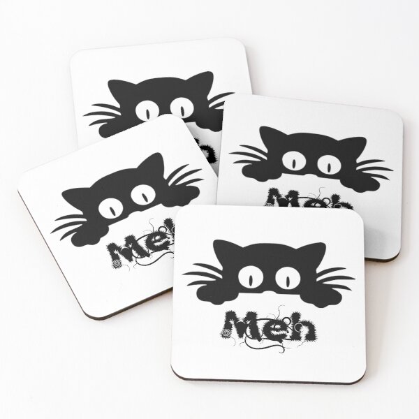 Item preview, Funny meh cat for cat lovers designed and sold by paulocampos.