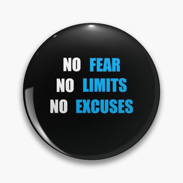 Item preview,  No Fear No Limit No Excuses designed and sold by DMJPRINT.