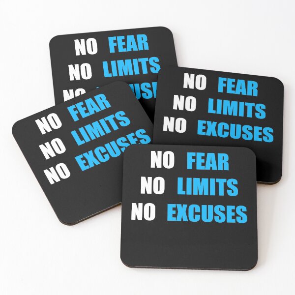 Item preview,  No Fear No Limit No Excuses designed and sold by DMJPRINT.