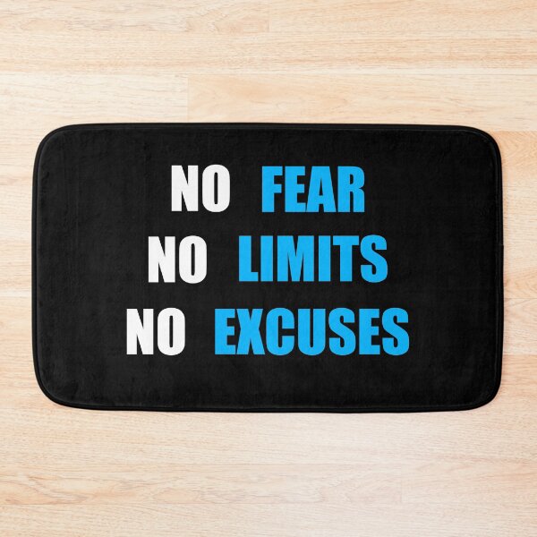 Item preview,  No Fear No Limit No Excuses designed and sold by DMJPRINT.