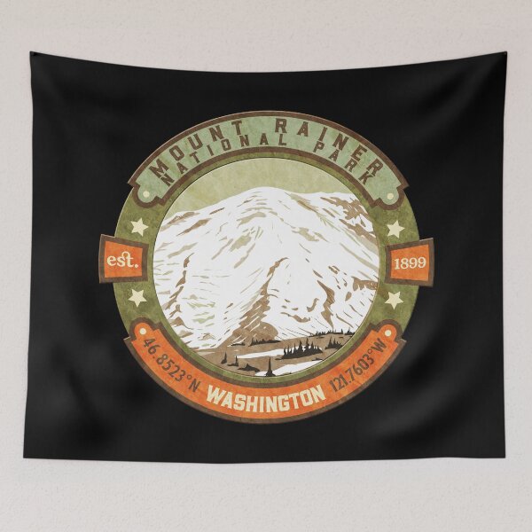 Item preview, Mount Rainier National Park Washington designed and sold by JordanHolmes.