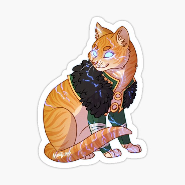 Dragon Age: Feline Justice Sticker