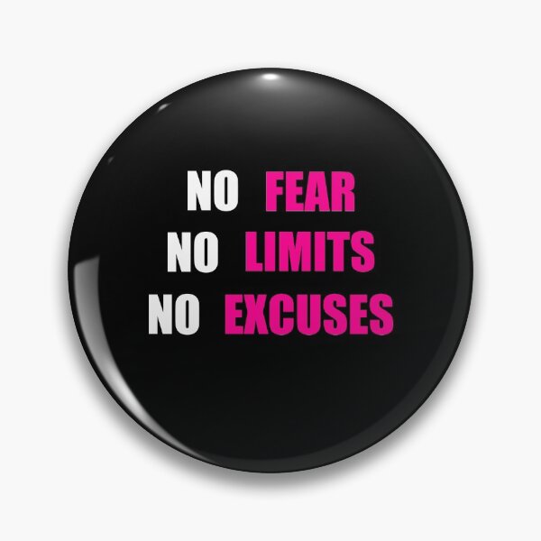 Item preview,  No Fear No Limit No Excuses designed and sold by DMJPRINT.
