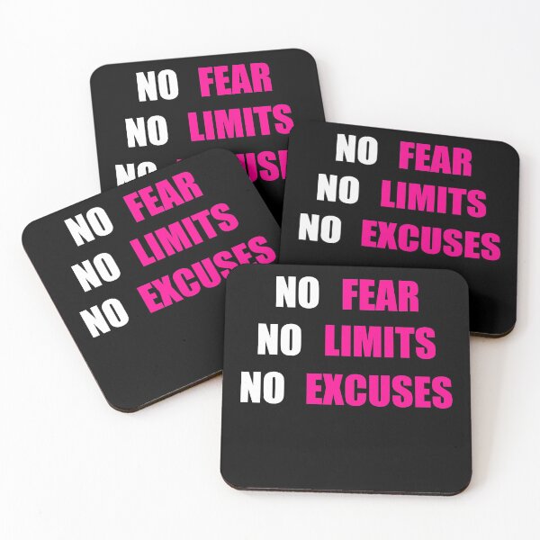 Item preview,  No Fear No Limit No Excuses designed and sold by DMJPRINT.