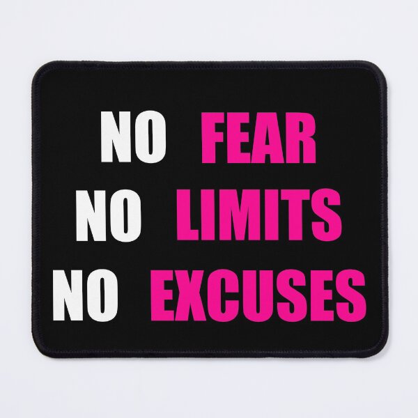 Item preview,  No Fear No Limit No Excuses designed and sold by DMJPRINT.