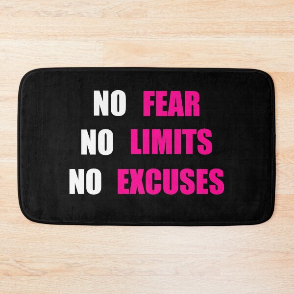 Item preview,  No Fear No Limit No Excuses designed and sold by DMJPRINT.