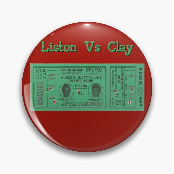 Aperçu de l'œuvre Sonny Liston contre Cassius Clay (Muhammad Ali) créée et vendue par InStockShop.