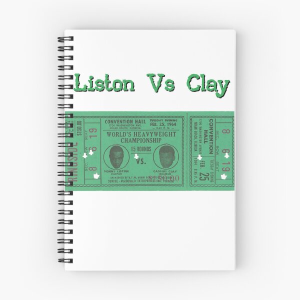 Artikelvorschau, Sonny Liston gegen Cassius Clay (Muhammad Ali) entworfen und verkauft von InStockShop.