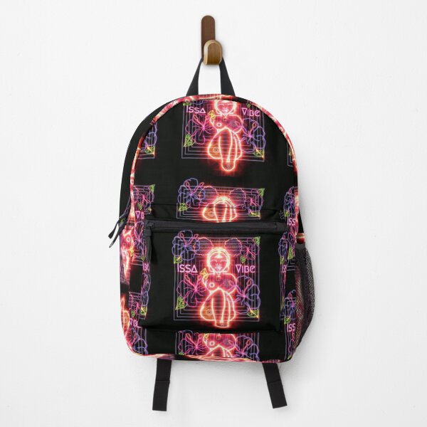 Item preview, Psychedelic Issa Vibe Spacey Earth Girl (GOLDEN STAR CHILD EDITION) (black bg, pink, purple, golden child variation) designed and sold by VantaTheArtist.