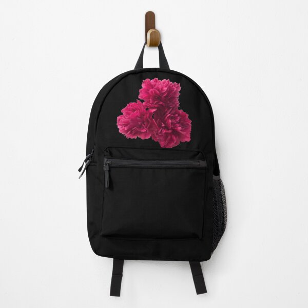 Item preview, Hot Pink Peonies in Full Bloom Close-up on Black designed and sold by InalterataArt.