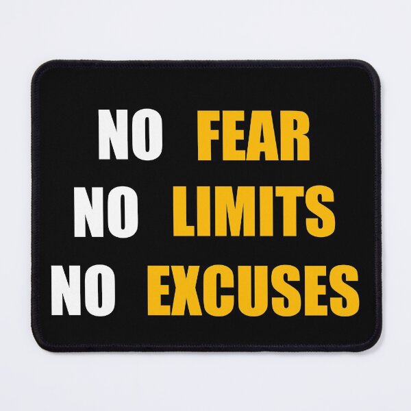 Item preview, No Fear No Limit No Excuses designed and sold by DMJPRINT.