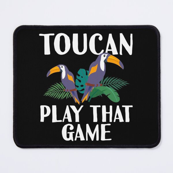Item preview, Toucan Play That Game Funny Toucan Pun With Tropical Flowers designed and sold by Merchking1.