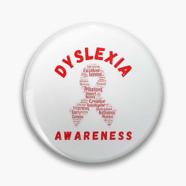 Item preview, World Dyslexia Awareness Day - Red designed and sold by EMRASDesigns.