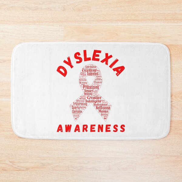 Item preview, World Dyslexia Awareness Day - Red designed and sold by EMRASDesigns.