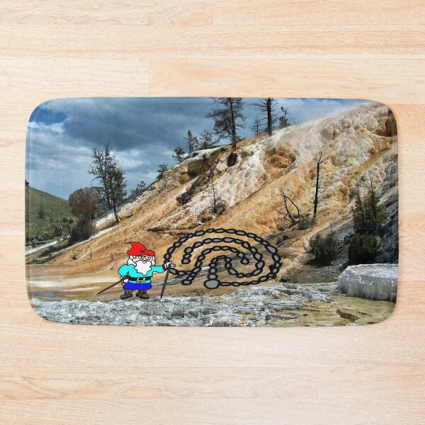 Item preview, Will the Wandering Gnome Explores Yellowstone – Part 1 (Gnome Art) (Eco Art) designed and sold by Bill Ressl.