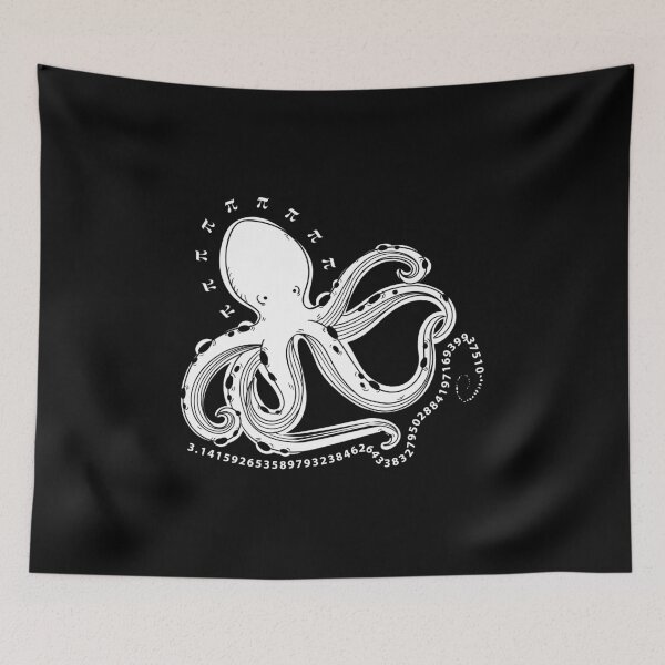 Aperçu de l'œuvre Mathématiques Octo Pi Octopus Mathématiques Geeks Pi Day Vibes créée et vendue par Merchking1.