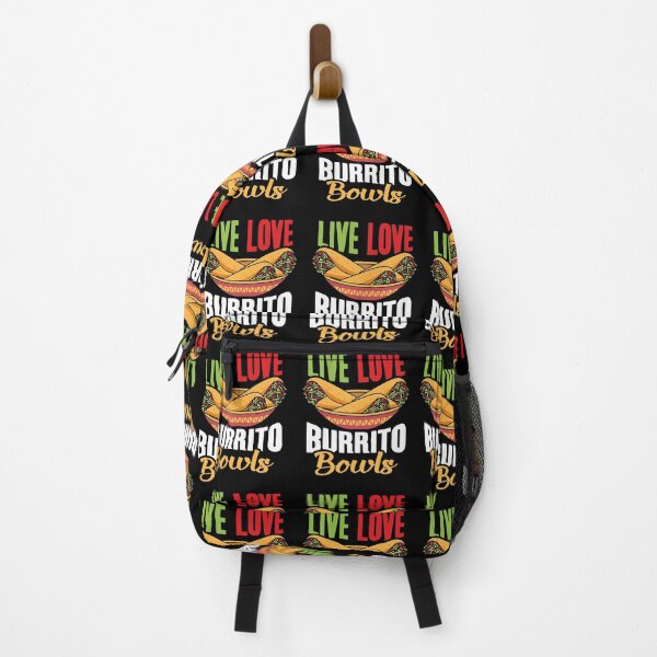 Item preview, Live Love Burrito Bowls, Funny Burrito Bowl Quote, Mexican Food Junkies  designed and sold by Merchking1.