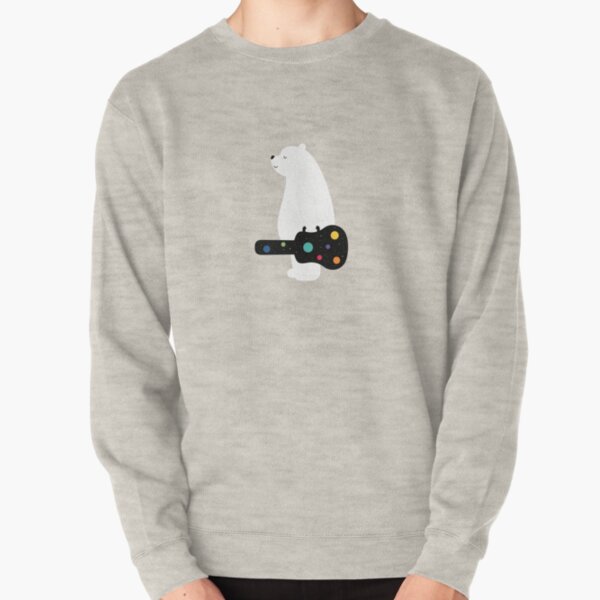 Deer in a Music Pullover Sweatshirt