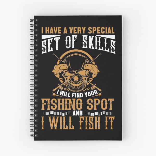 Item preview, Fishing Spot Skills Skull Smile designed and sold by mostanesta.