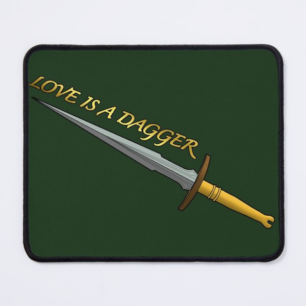 Item preview, Love is a Dagger designed and sold by emberkyrlee.