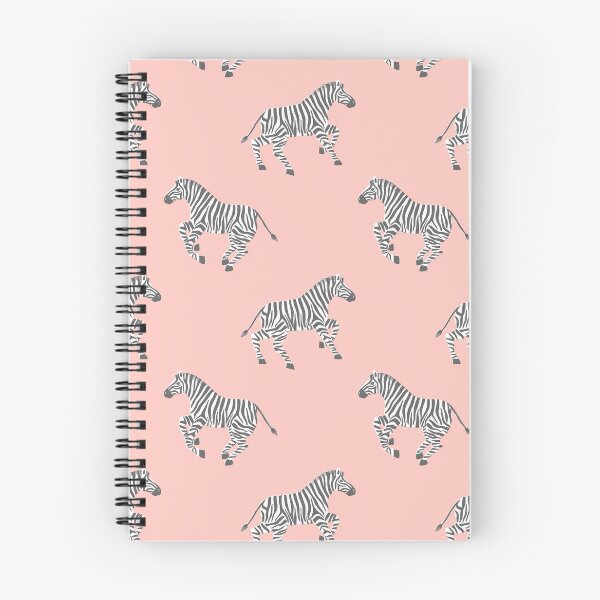 Item preview, Galloping Zebras on Pink designed and sold by latheandquill.