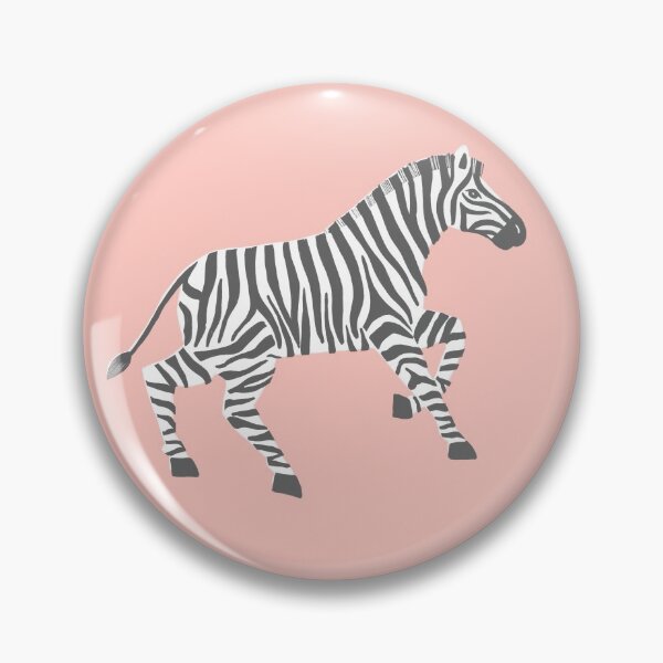Item preview, Galloping Zebras on Pink designed and sold by latheandquill.