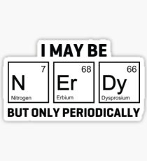 Periodically Nerdy Sticker